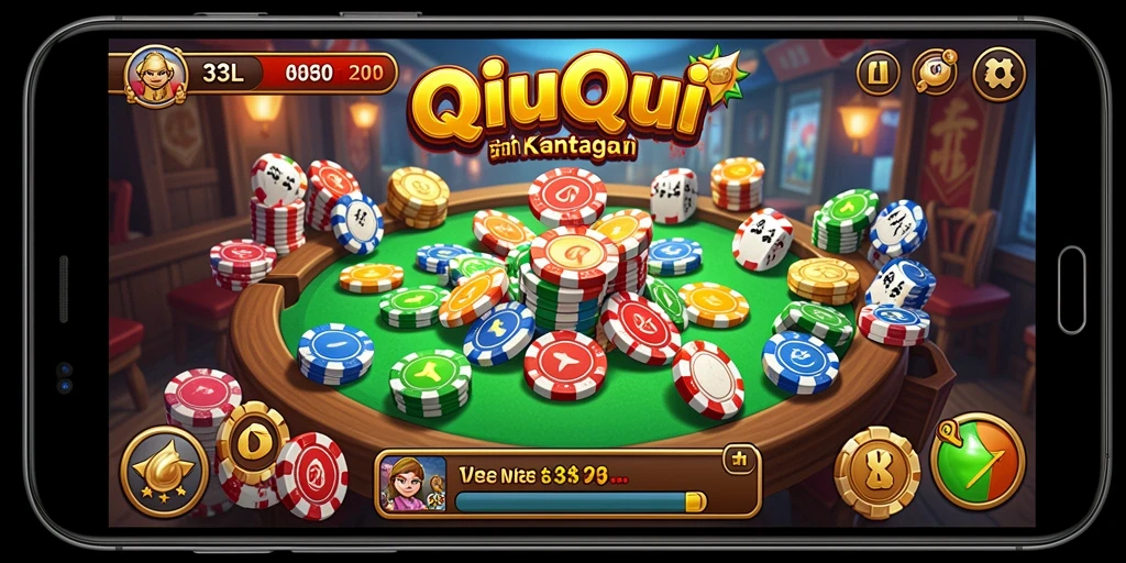 Tampilan gameplay QiuQiu yang menarik dan menyenangkan di 33L.