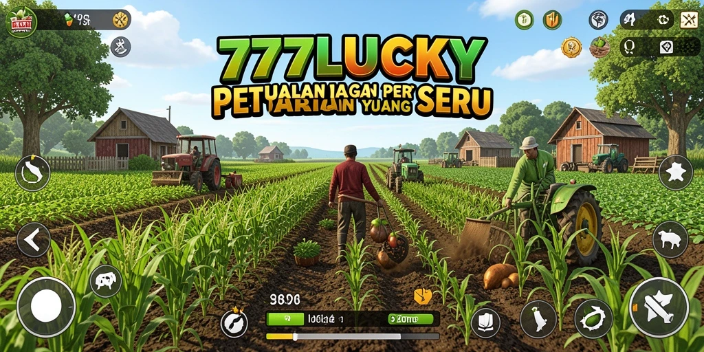 Gameplay seru di 777LUCKY dengan aktivitas bertani yang menyenangkan.