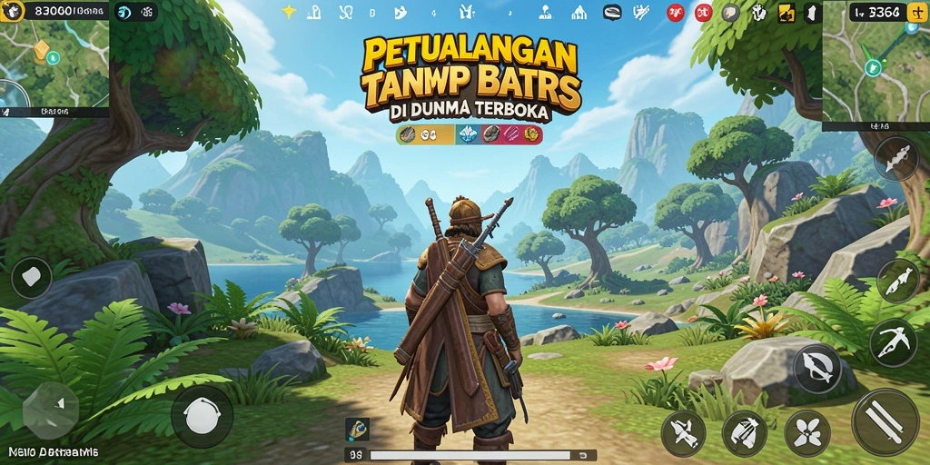 Tampilan grafis menakjubkan dari gameplay Open World 8364.