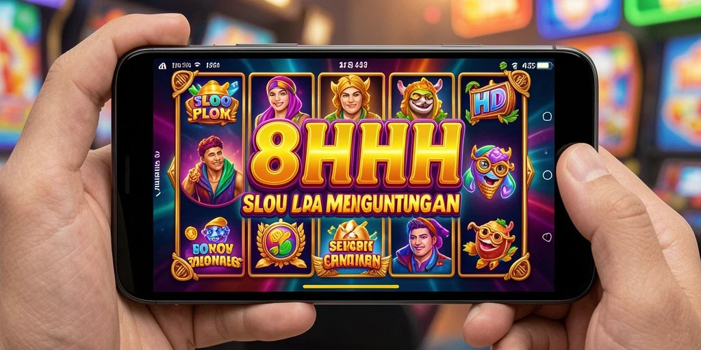 Screenshot menunjukkan gameplay seru Slot 8HHH.
