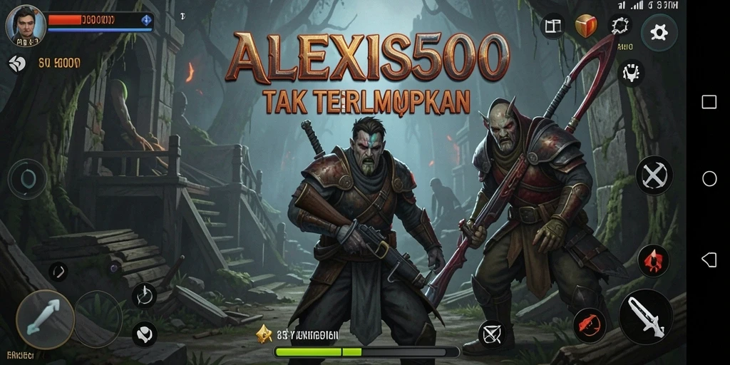 Gameplay ALEXIS500 yang menyeramkan dan menegangkan.