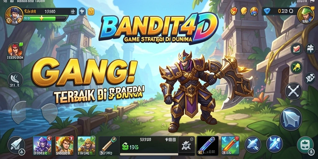 Tampilan gameplay menarik dari game SLG BANDIT4D.