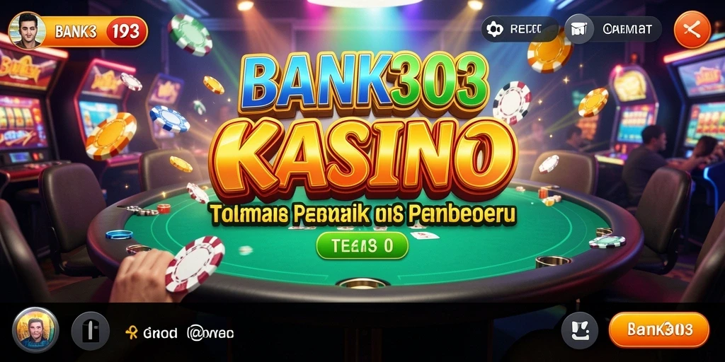 Tampilan gameplay Kasino yang menawan di BANK303.
