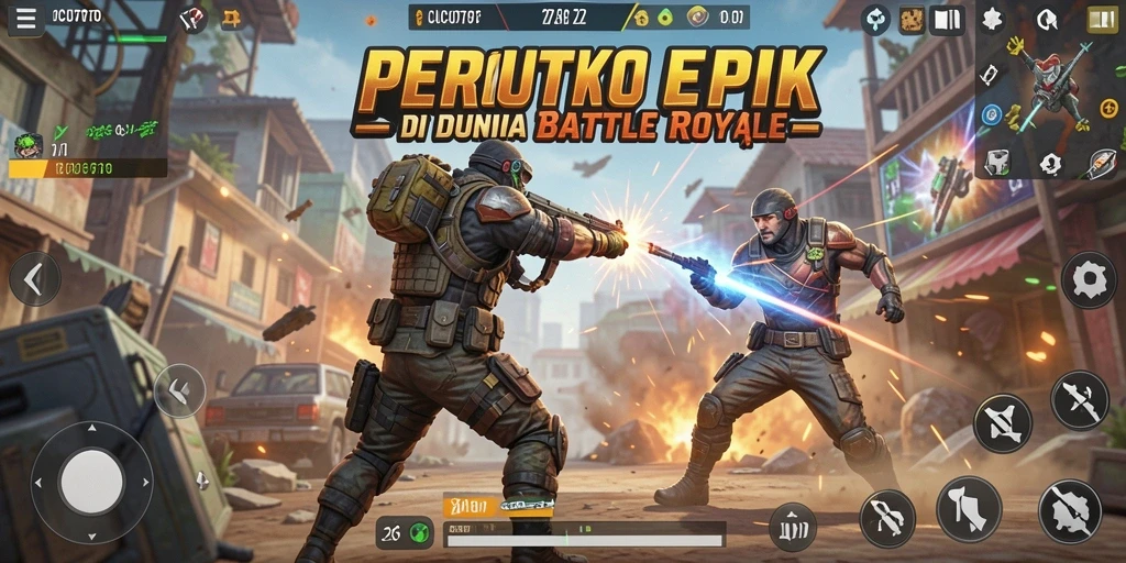 Tampilan gameplay seru dari CUCUTOTO di arena Battle Royale.