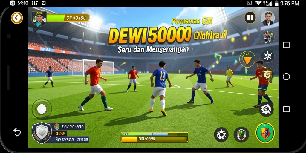 Tampilan gameplay DEWI5000 yang mendebarkan dan penuh aksi.