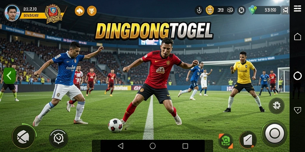 Screenshot DINGDONGTOGEL menampilkan gameplay seru dalam dunia olahraga.