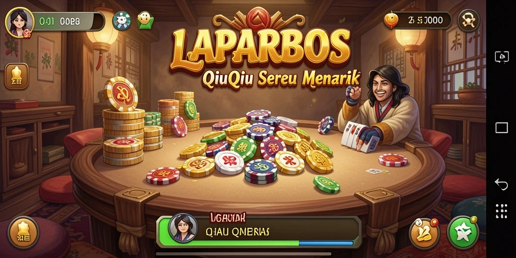 Tampilan seru gameplay QiuQiu di LAPARBOS.