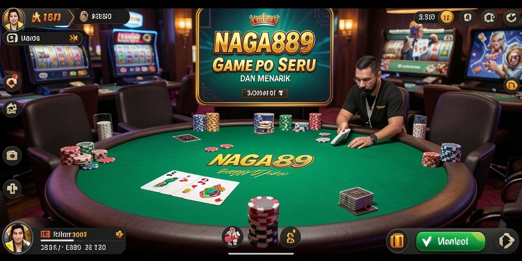 Tangkapan layar menampilkan gameplay Poker yang menarik dan kompetitif.