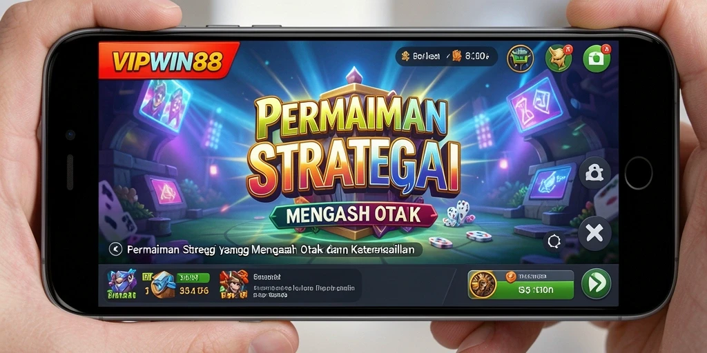 Tampilan gameplay strategi yang menarik di VIPWIN88.